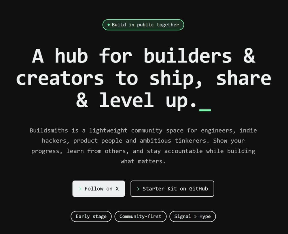 Buildsmiths project image