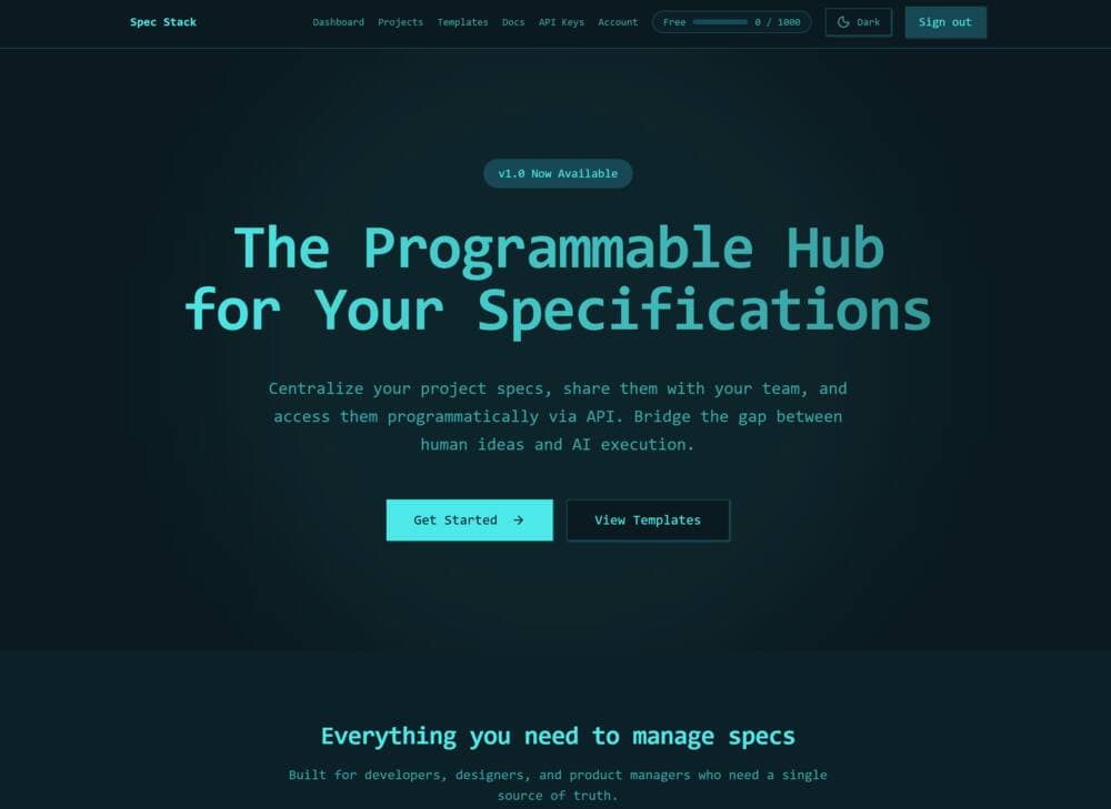 Spec Stack project image